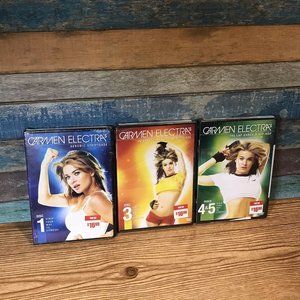 Carmen Electra’s Advanced &Aerobic Striptease,Lap Dance & Hip Hop Lot of 3 DVDS